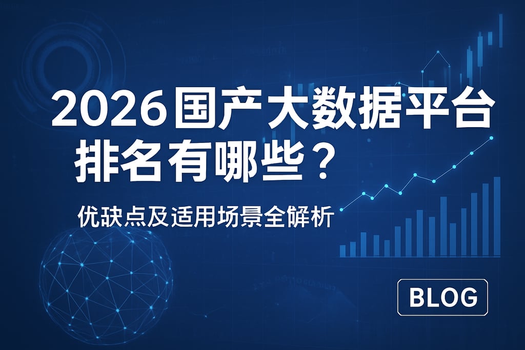 2026国产大数据平台排名有哪些？优缺点及适用场景全解析