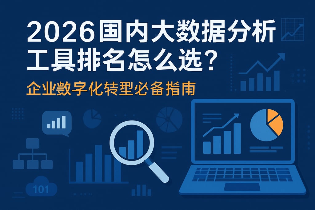 2026国内大数据分析工具排名怎么选？企业数字化转型必备指南
