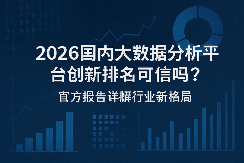 2026国内大数据分析平台创新排名可信吗？官方报告详解行业新格局