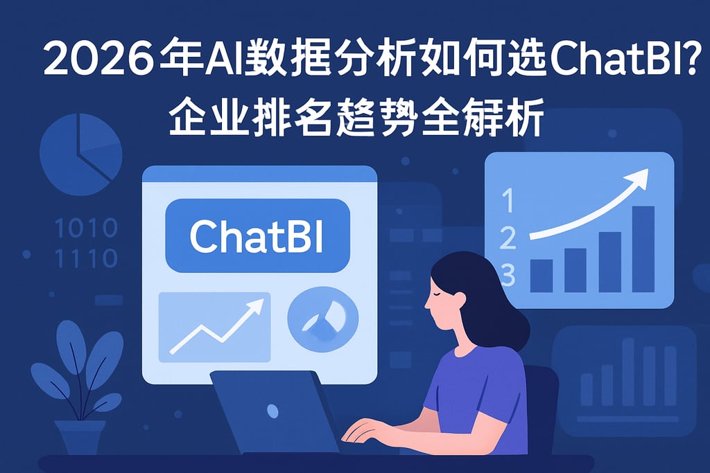 2026年AI数据分析如何选ChatBI？企业排名趋势全解析