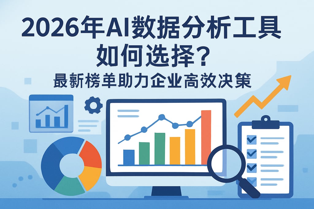 2026年AI数据分析工具排名如何选择？最新榜单助力企业高效决策