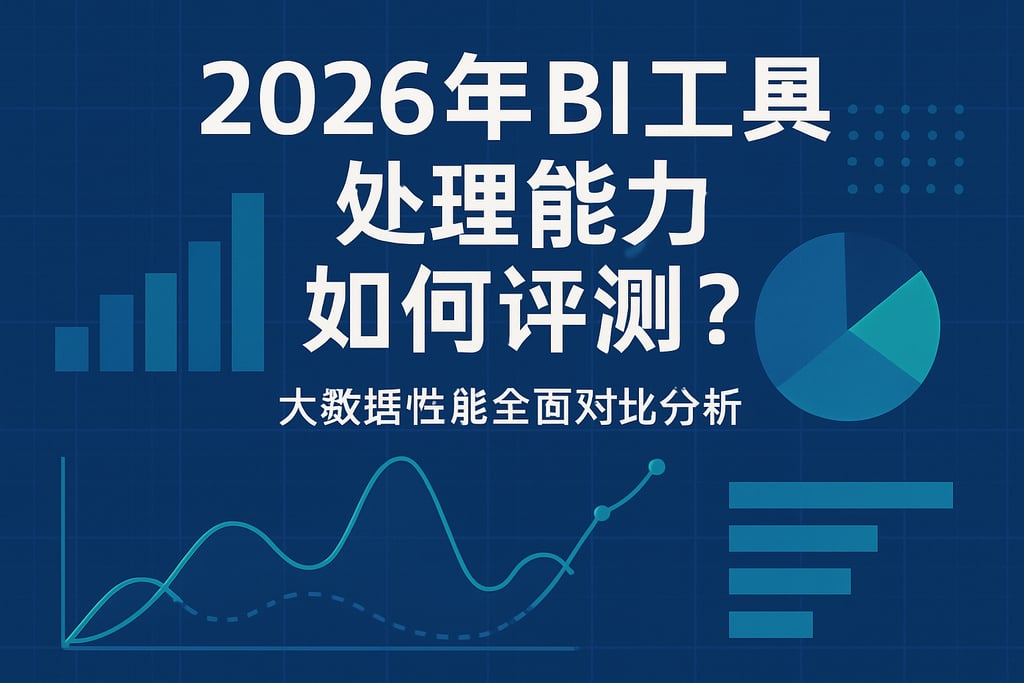 2026年BI工具处理能力如何评测？大数据性能全面对比分析