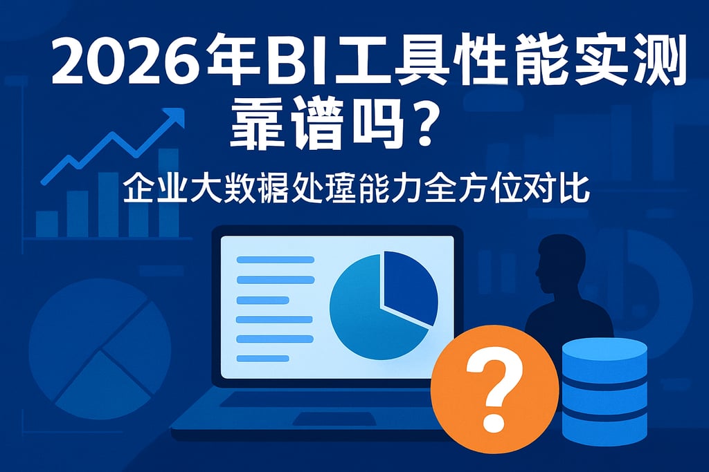2026年BI工具性能实测靠谱吗？企业大数据处理能力全方位对比