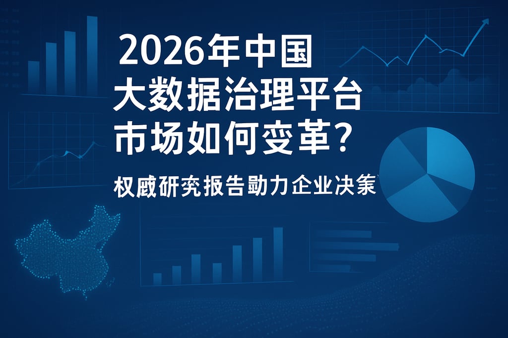 2026年中国大数据治理平台市场如何变革？权威研究报告助力企业决策
