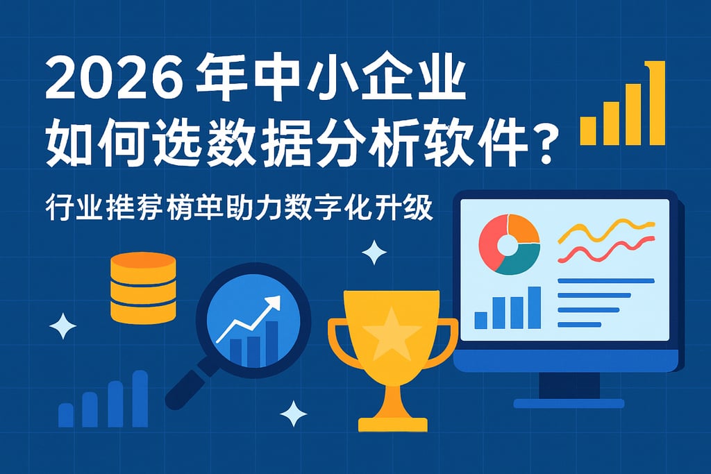 2026年中小企业如何选数据分析软件？行业推荐榜单助力数字化升级