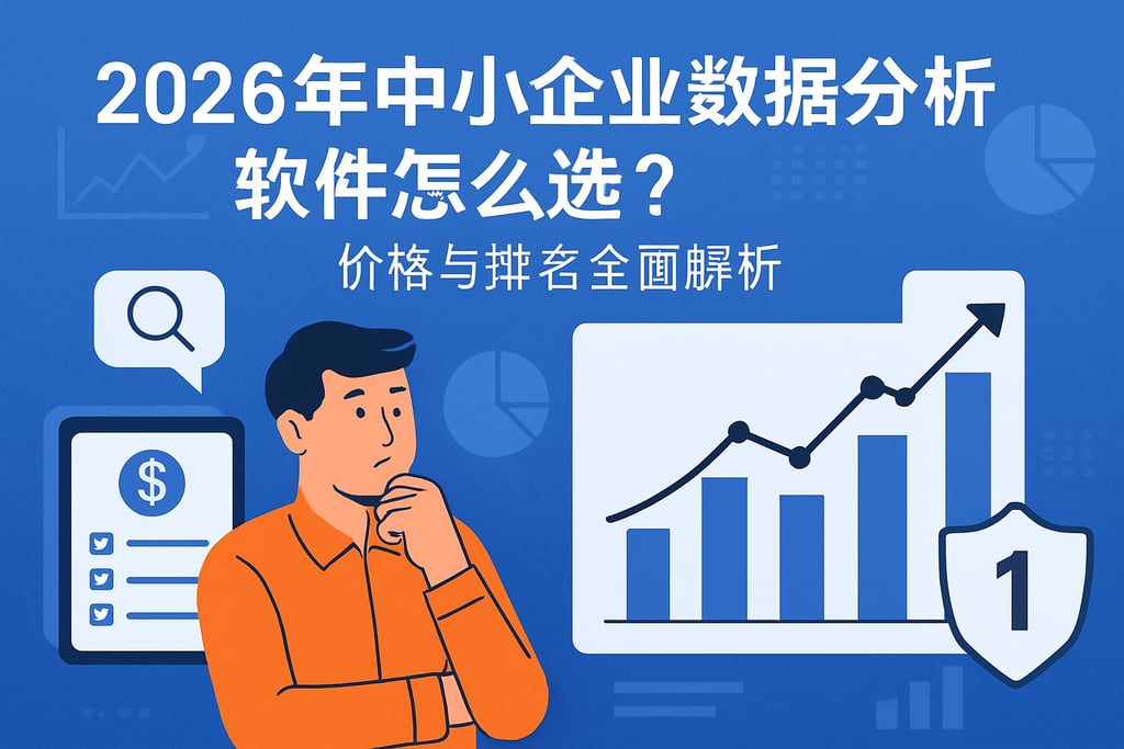 2026年中小企业数据分析软件怎么选？价格与排名全面解析