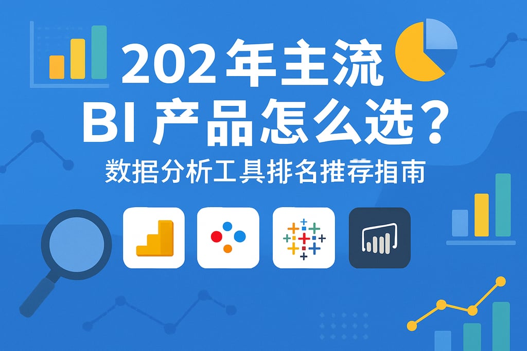 2026年主流BI产品怎么选？数据分析工具排名推荐指南