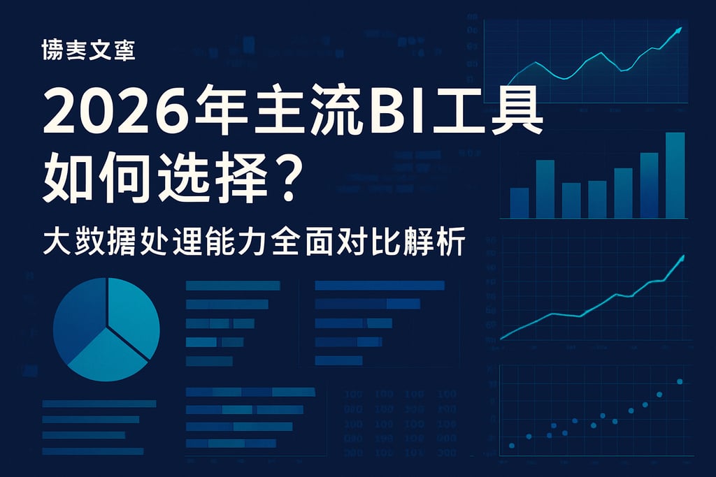 2026年主流BI工具如何选择？大数据处理能力全面对比解析