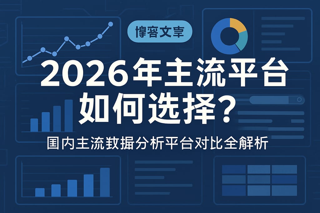 2026年主流平台如何选择？国内主流数据分析平台对比全解析