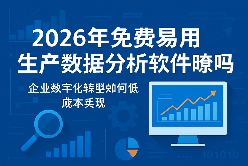 2026年免费易用生产数据分析软件靠谱吗？企业数字化转型如何低成本实现