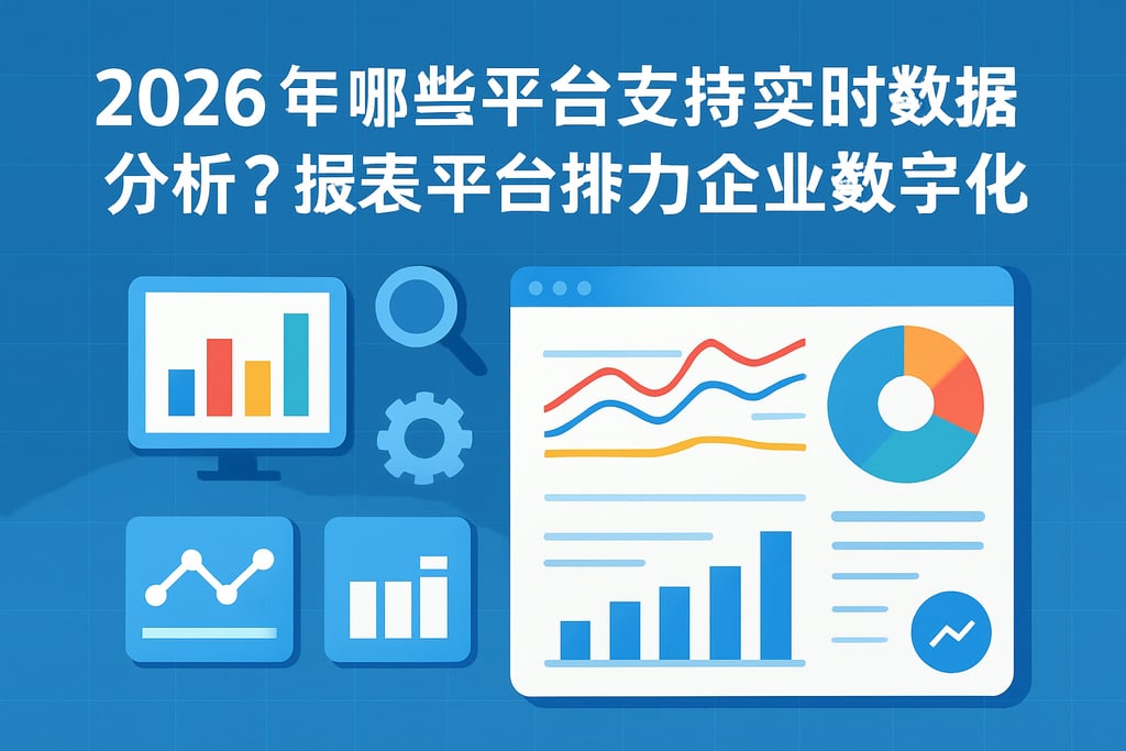 2026年哪些平台支持实时数据分析？报表平台排名助力企业数字化升级