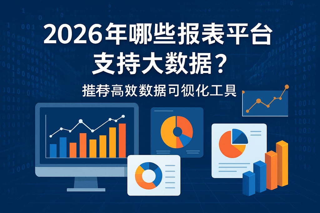 2026年哪些报表平台支持大数据？推荐高效数据可视化工具
