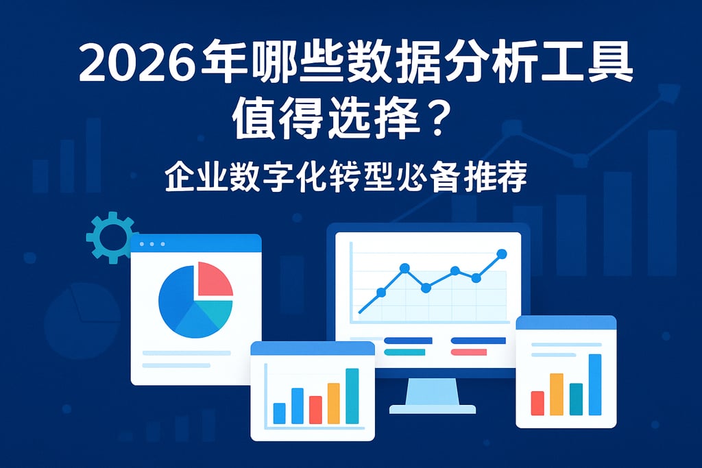2026年哪些数据分析工具值得选择？企业数字化转型必备推荐