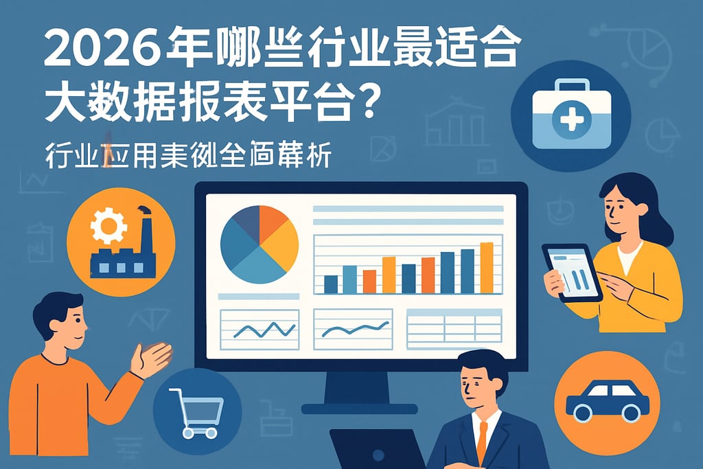 2026年哪些行业最适合大数据报表平台？行业应用案例全面解析