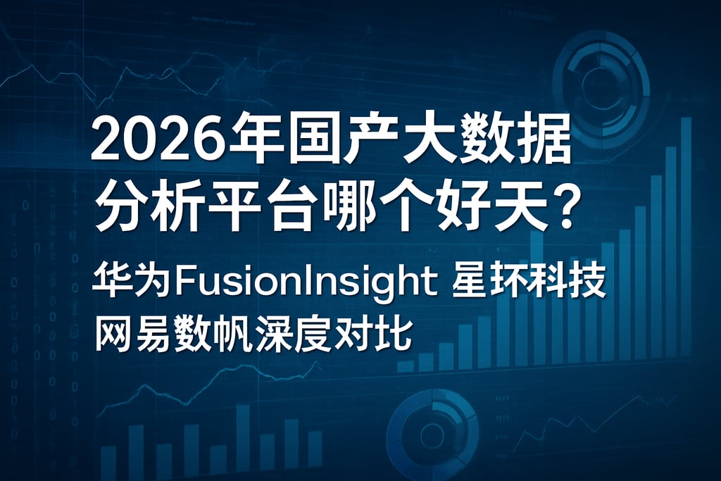 2026年国产大数据分析平台哪个好？华为FusionInsight星环科技网易数帆深度对比