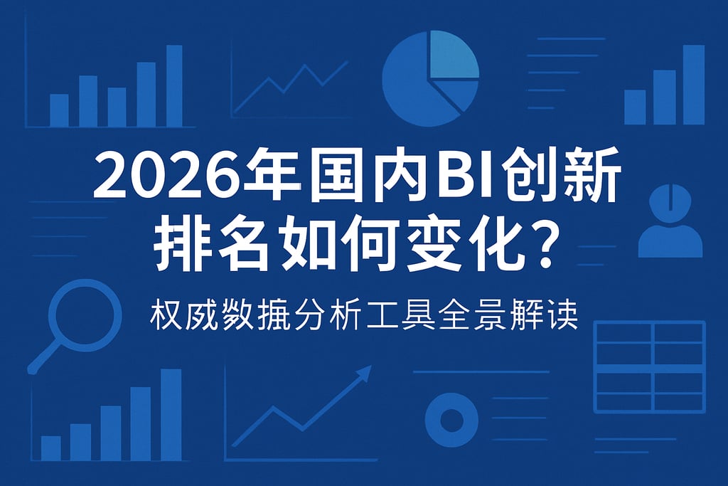 2026年国内BI创新排名如何变化？权威数据分析工具全景解读