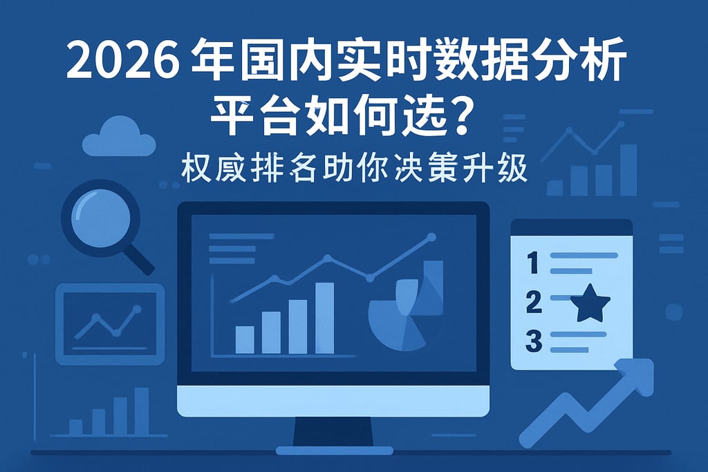 2026年国内实时数据分析平台如何选？权威排名助你决策升级