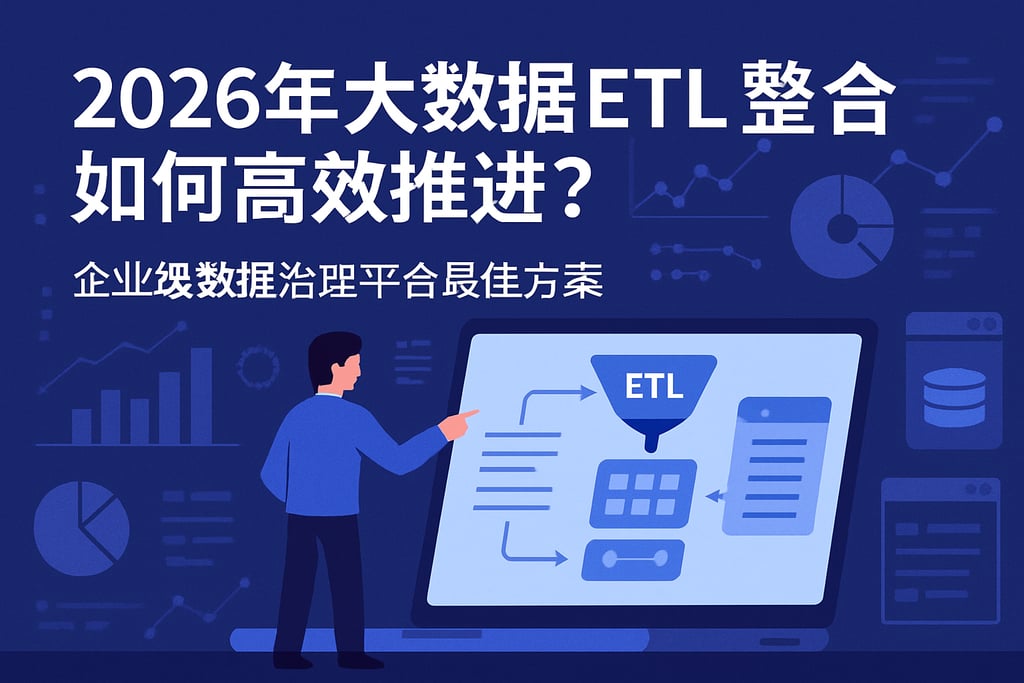 2026年大数据ETL整合如何高效推进？企业级数据治理平台最佳方案