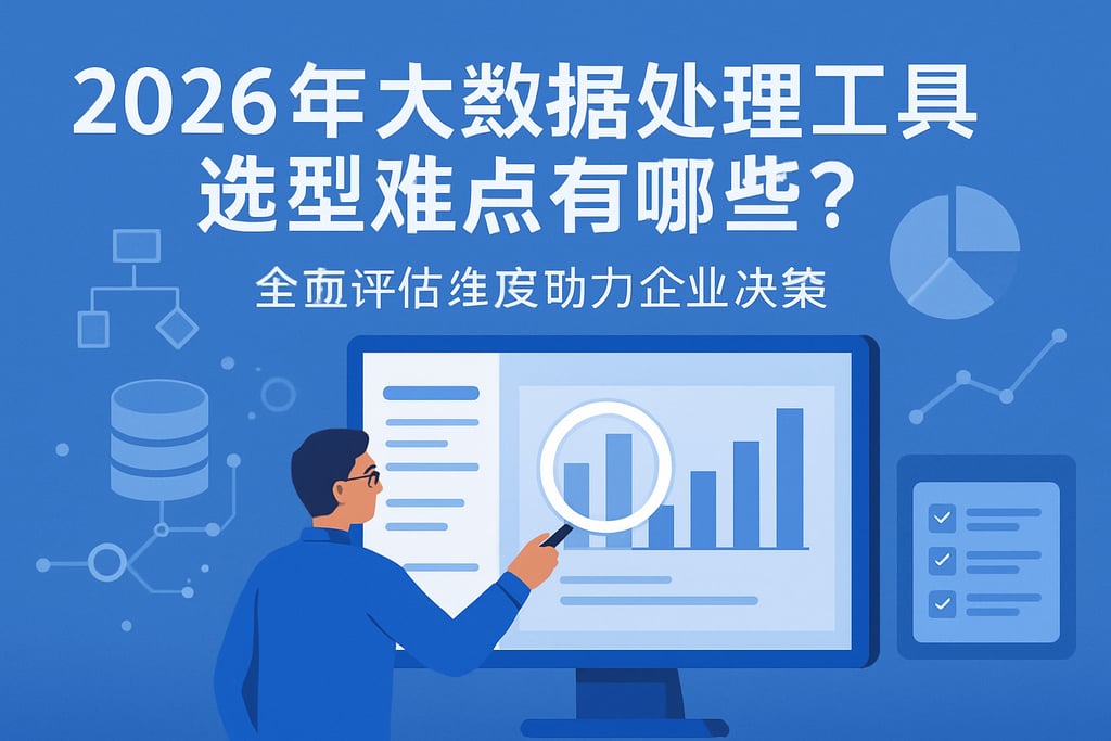 2026年大数据处理工具选型难点有哪些？全面评估维度助力企业决策