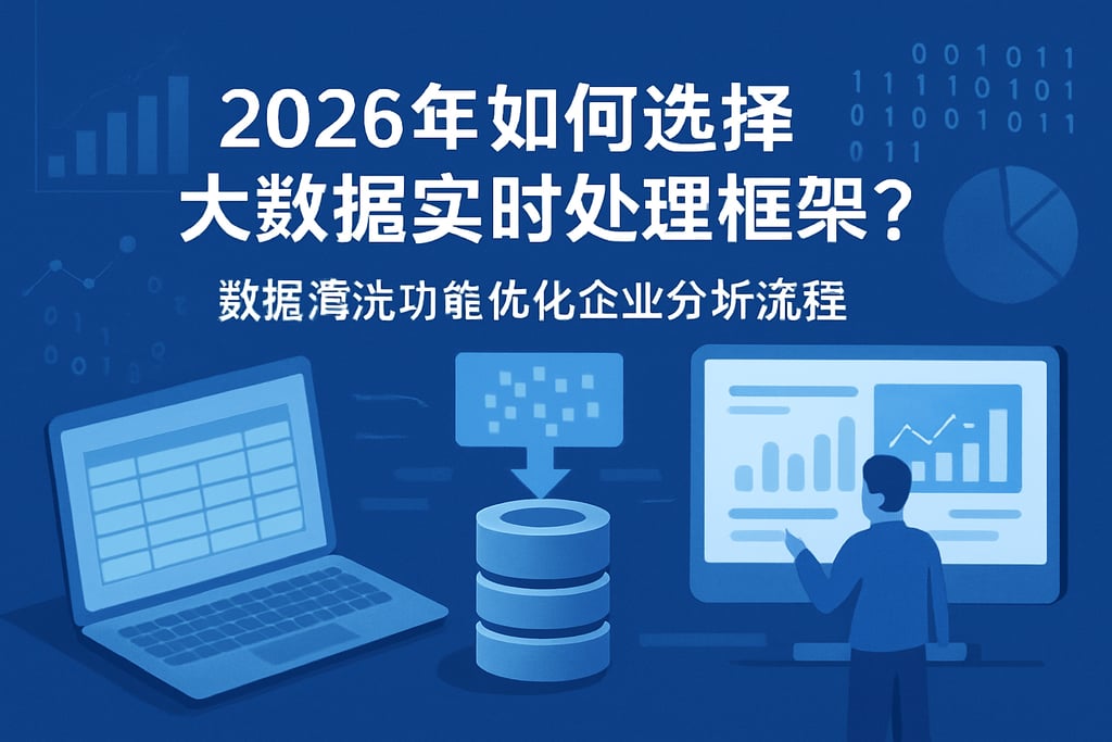 2026年大数据实时处理框架如何选择？数据清洗功能优化企业分析流程