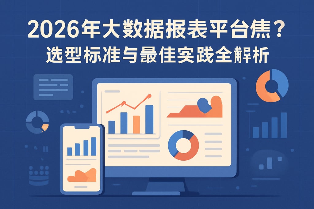 2026年大数据报表平台怎么选？选型标准与最佳实践全解析