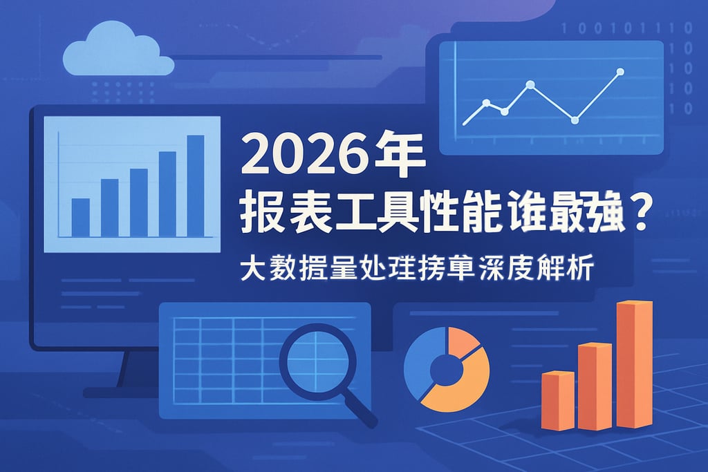 2026年报表工具性能谁最强？大数据量处理榜单深度解析