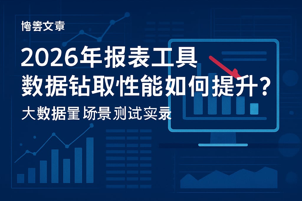 2026年报表工具数据钻取性能如何提升？大数据量场景测试实录