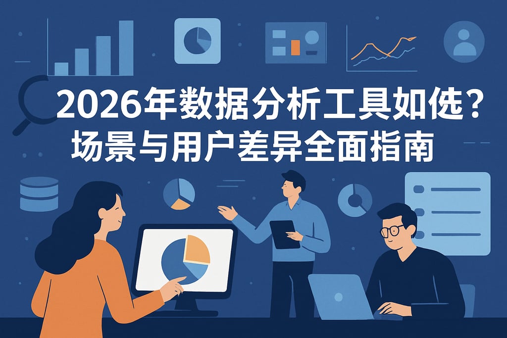 2026年数据分析工具如何选？场景与用户差异全面指南