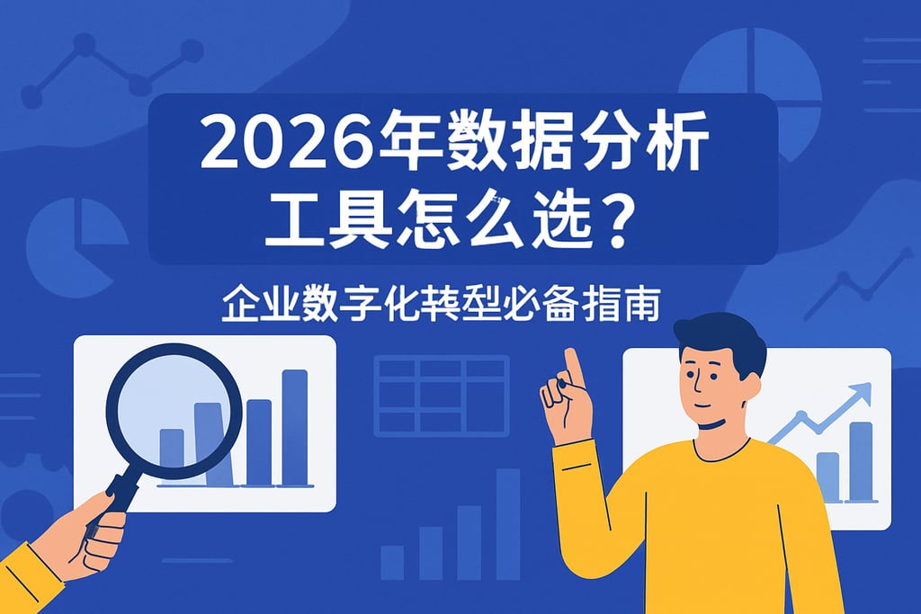 2026年数据分析工具怎么选？企业数字化转型必备指南