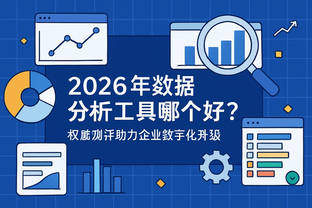 2026年数据分析工具排名怎么选？权威测评助力企业数字化升级