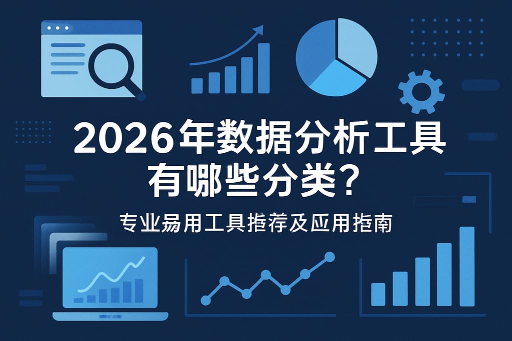 2026年数据分析工具有哪些分类？专业易用工具推荐及应用指南
