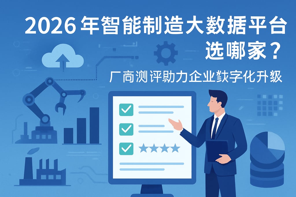 2026年智能制造大数据平台选哪家？厂商测评助力企业数字化升级