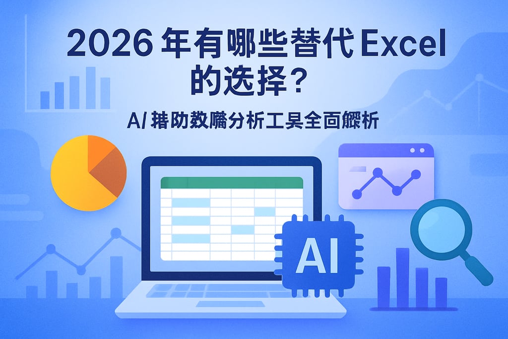 2026年替代Excel有哪些选择？AI辅助数据分析工具全面解析
