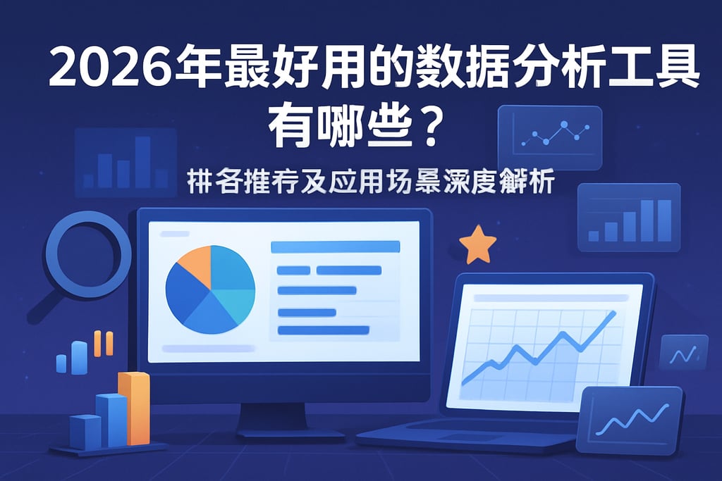 2026年最好用的数据分析工具有哪些？排名推荐及应用场景深度解析