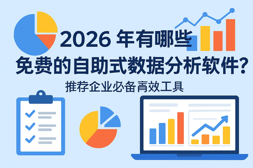 2026年有哪些免费的自助式数据分析软件？推荐企业必备高效工具