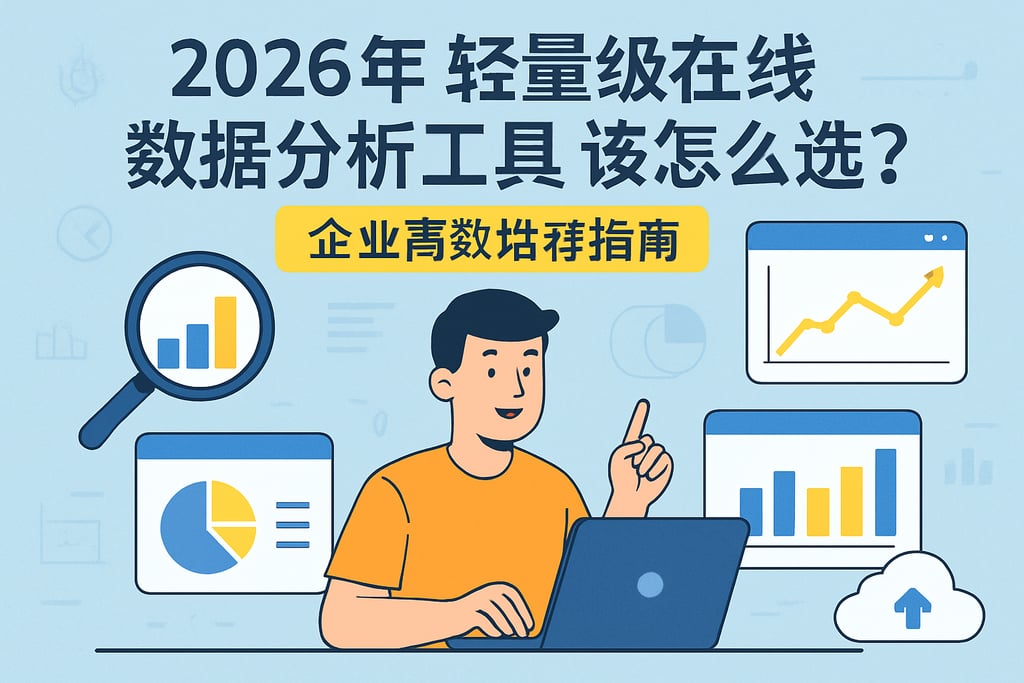2026年轻量级在线数据分析工具该怎么选？企业高效推荐指南
