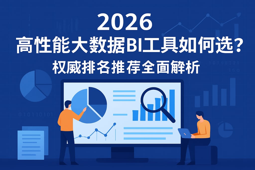 2026年高性能大数据BI工具如何选？权威排名推荐全面解析