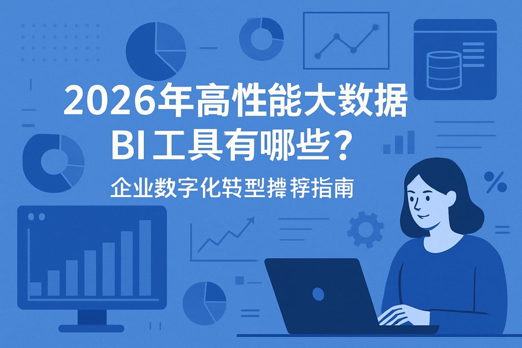 2026年高性能大数据BI工具有哪些？企业数字化转型推荐指南