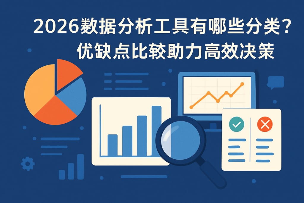 2026数据分析工具有哪些分类？优缺点比较助力高效决策