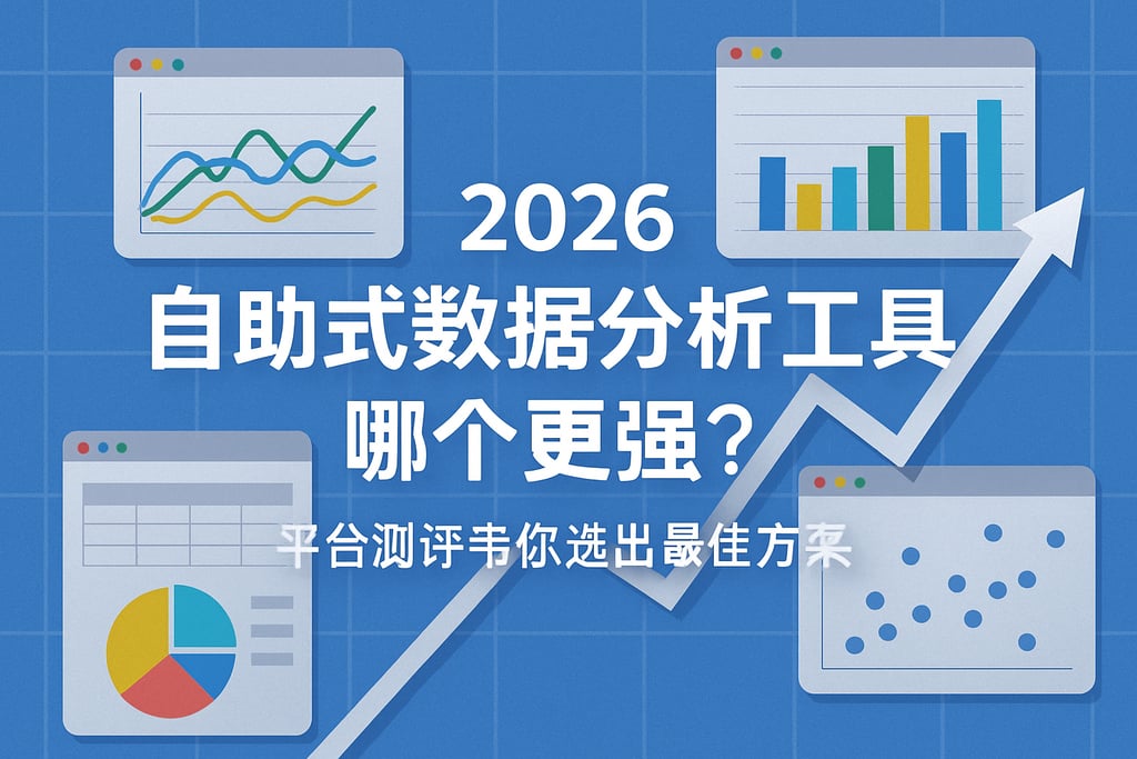 2026自助式数据分析工具哪个更强？平台测评带你选出最佳方案