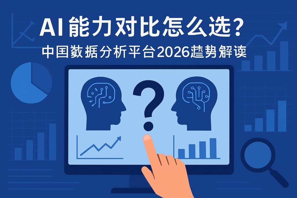 AI能力对比怎么选？中国数据分析平台2026趋势解读