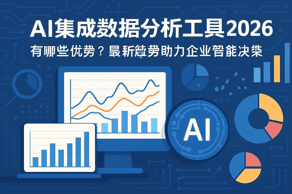 AI集成数据分析工具2026有哪些优势？最新趋势助力企业智能决策
