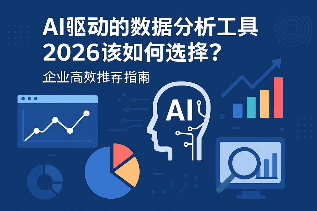AI驱动的数据分析工具2026该如何选择？企业高效推荐指南