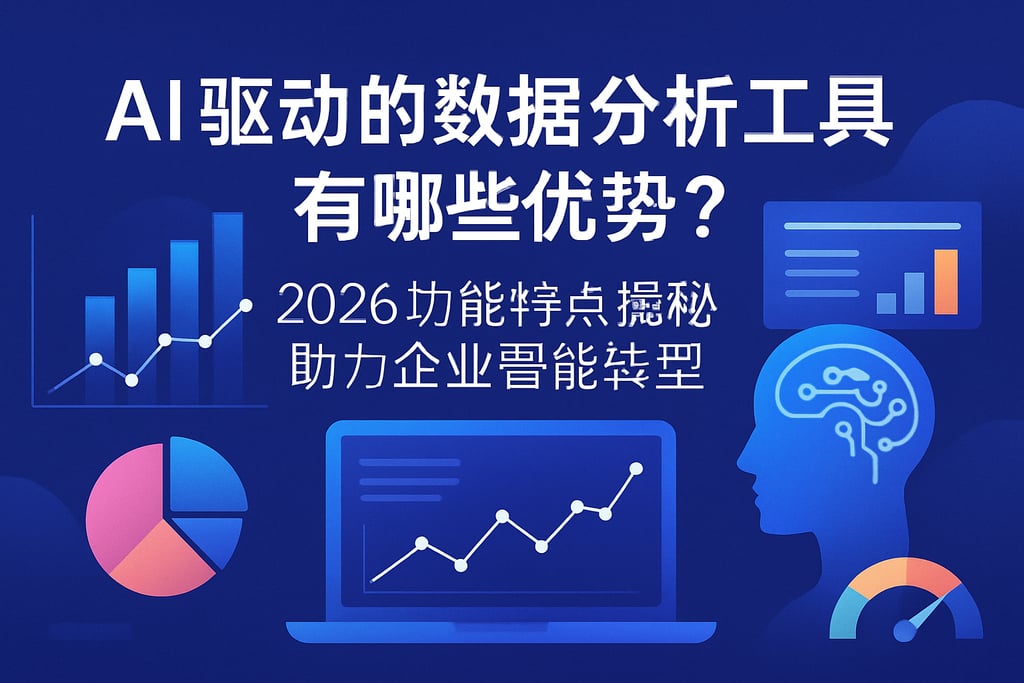 AI驱动的数据分析工具有哪些优势？2026功能特点揭秘，助力企业智能转型