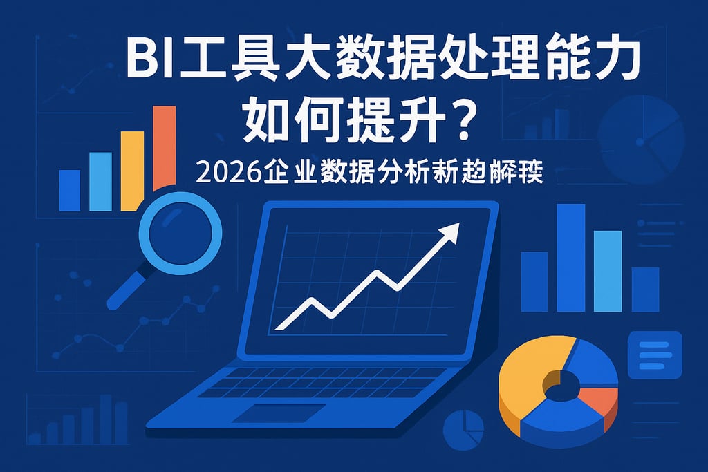 BI工具大数据处理能力如何提升？2026企业数据分析新趋势解读