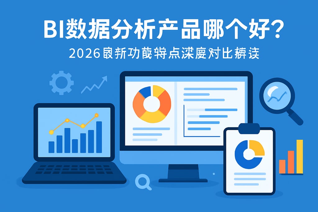 BI数据分析产品哪个好？2026最新功能特点深度对比解读