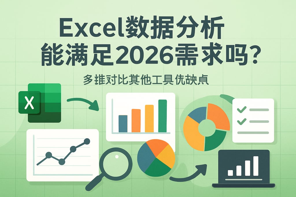 Excel数据分析功能够满足2026需求吗？多维对比其他工具优缺点