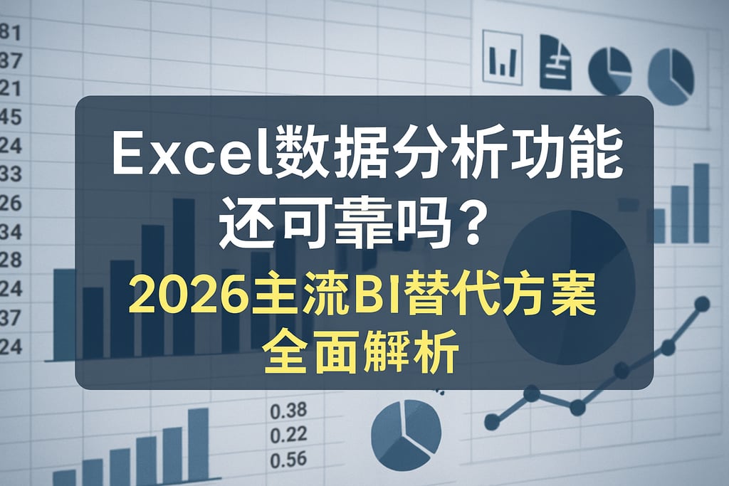 Excel数据分析功能还可靠么？2026主流BI替代方案全面解析