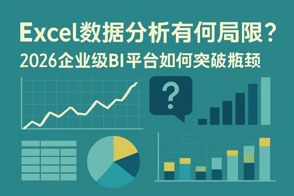 Excel数据分析有何局限？2026企业级BI平台如何突破瓶颈