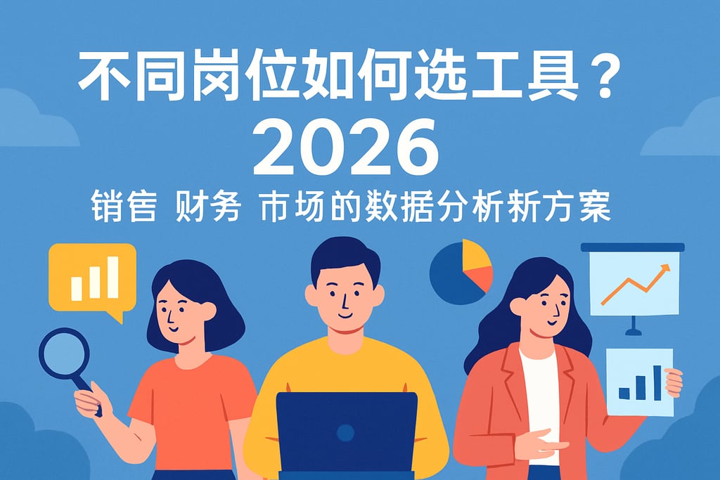 不同岗位如何选工具？2026销售财务市场的数据分析新方案
